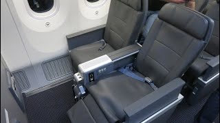 American Airlines 787 Premium Economy seat review amp difference between this and 777 on AA [upl. by Mina542]