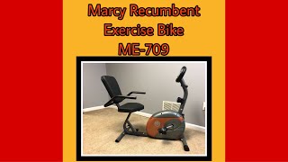 Marcy Recumbent Exercise Bike Review [upl. by Nehgem900]