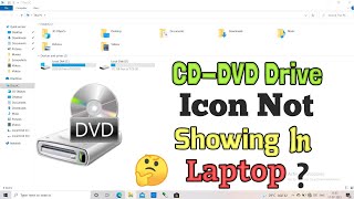 How To Solve CDDVD Drive Icon Not Showing😱  Technical vansh [upl. by Alic]