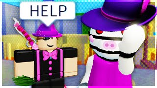 FAKE BOT TROLLING in PIGGY Roblox Piggy [upl. by Mechling]