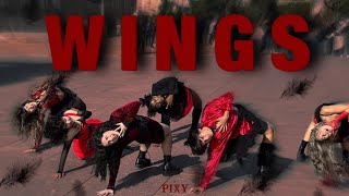 KPOP ONE TAKE IN PUBLIC in SPAIN  PIXY  WINGS  COVER by EPSILON [upl. by Silenay890]