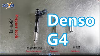 How to dismount and install the DensoG4 injector [upl. by Ynnahc382]