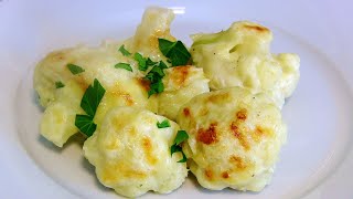 Blumenkohl überbacken mit BechamelsoßeBlumenkohl mit weißer Soße und mit Käse überbackenBlumenkohl [upl. by Attesoj52]