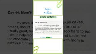 How to Find Subject and predicate in a simple sentence English Grammar for beginners [upl. by Ahsieni]