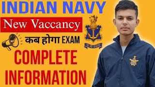 Indian Navy new vaccancy कब होगा Exam Exam DateAll information about Indian Navy [upl. by Ahsekan]