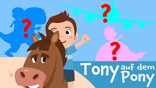 Kinderlied  Tiere amp Reiten  Tony auf dem Pony  BlauBlau Kinderlieder zum Mitsingen und Tanzen [upl. by Meunier483]