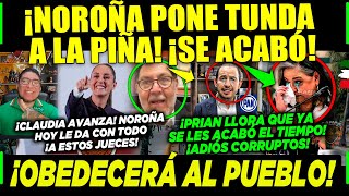 JUEVES NOROÑA PONE TUNDA A LA PIÑA ¡SE LES ACABÓ EL TIEMPO PRIAN LE LLORA A CLAUDIA CAMPECHANEANDO [upl. by Ettennahs]