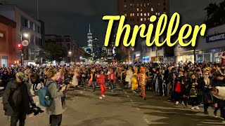 Thriller  New York City Halloween Parade 2023 [upl. by Ekalb]