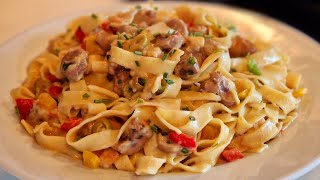 Tagliatelle recette rapide bon [upl. by Itak16]