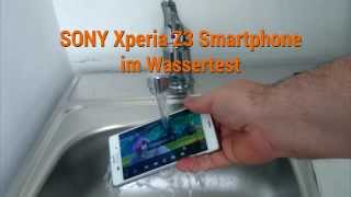 SONY Xperia Z3 Wassertest  Waterproof Test  Deutsch  German ►► notebooksbilligerde [upl. by Hey]