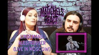 Lindemann  Allesfresser Live in Moscow First Time React  Review [upl. by Ahsimik]