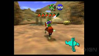 Legend of Zelda Ocarina of Time Wii  Gerudo Valley Gameplay [upl. by Annaik]