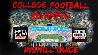 College Football Revamped Installation guide [upl. by Raimondo]