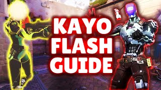 How to perfect KAYOs Flash VALORANT KAYO INDEPTH FLASH GUIDE [upl. by Knapp823]