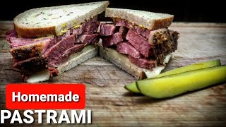 Easy Homemade Pastrami  Brisket Pastrami [upl. by Drews]