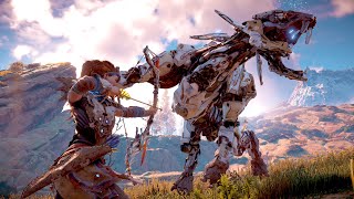 Horizon Zero Dawn  Epic High Action Combat amp Free Roam Gameplay 4K [upl. by Kruter]