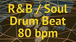 RampB Drum Beat 80bpm  Backing Track  JB Songwriter Drum Tracks 10 [upl. by Alrats403]