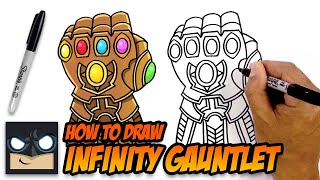 How to Draw Thanos  The Avengers  StepbyStep Tutorial [upl. by Akinohs]