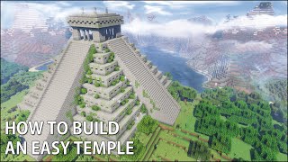 Minecraft How to Build A Jungle Temple  Easy Build [upl. by Yorgo454]