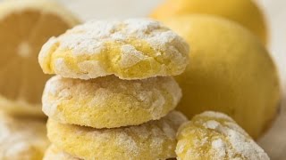 Lemon Gooey Butter Cookies  A New American Cookie Classic Recipe [upl. by Brandi870]