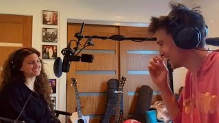 Jacob Collier and Tori Kelly recording a Sureal song [upl. by Yardley]