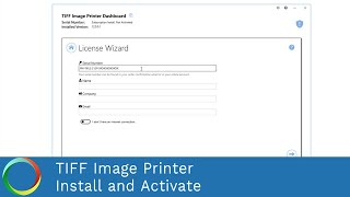 Install and Activate  TIFF Image Printer 12  PEERNET [upl. by Atis]