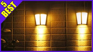 5 Best Wall Mount Outdoor Solar Lights  Top Solar Lights 2021 [upl. by Pilihp]