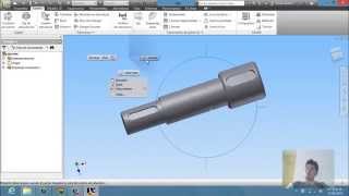 EJE DISEÑADO CON INVENTOR [upl. by Adnuhsed]