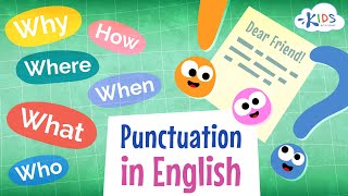 English Punctuation for Kids  English Grammar  Punctuation at the End of a Sentence [upl. by Blackstock620]