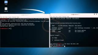 Metasploit  Reverse meterpreter shell  DLL Injection using PowerSploit and Metasploit [upl. by Gotcher]