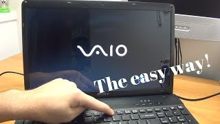 How to enter the Boot Options Menu on most Sony Vaio laptops  The easy way [upl. by Plato578]