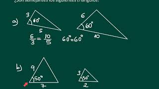 Criterios de semejanza de triángulos [upl. by Eckhardt11]