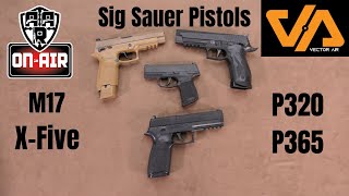 Sig Sauer Pistols M17 XFive P 365 P320 [upl. by Junina]