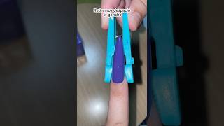 Poniéndolo a prueba😱 nails naildesign nailhacks naildesignathome shorts nailtrends [upl. by Adnim]