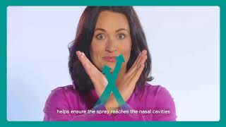 How to use a Nasonex nasal inhaler spray [upl. by Nets]