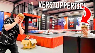 VERSTOPPERTJE IN BOAZ NIEUWE TRAMPOLINE PARK ZOOITJE ONGEREGELD [upl. by Avrenim]