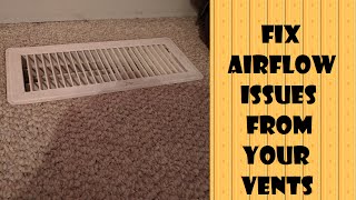 Fix Airflow from your Vents [upl. by Polish]