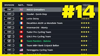 MY NEW TEAM 14  Pro Cycling Manager 2024  Pro Cyclist Mode [upl. by Kendricks]