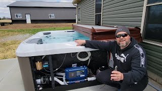 How to remove an airlock on a BULLFROG hot tub spa  THE COMPLETE PROCESS [upl. by Ellicott]