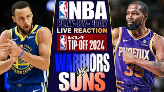 🔴LIVE NBA WARRIORS vs PHOENIX SUNS │ NBA Basketball Game PlayByPlay Reaction amp Scoreboard [upl. by Ezar]