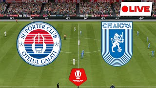 Otelul Galati vs Univ Craiova LIVE  Superliga 20242025  Meci Live Azi [upl. by Ydassac954]