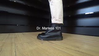 Dr Martens 101 10064001 BlackOnfeet Review  sneakersby [upl. by Eilsek646]