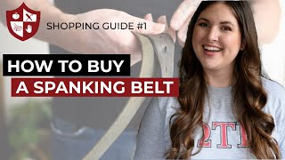 Buying a Spanking Belt A Shopping Guide for Spankos [upl. by Doroteya128]