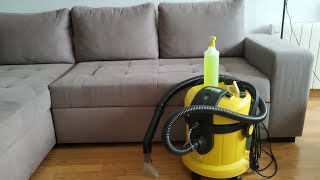 LIMPIEZA DE SOFA CON KARCHER SE4002 Y LIMPIATAPICERIAS [upl. by Yanaj]