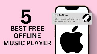 Top 5 Best Free OFFLINE Music Player Apps For iphone In 2024 [upl. by Kalasky]