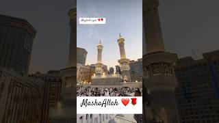 Makkah Masjid Al Haram Live Azan ❤️🌹shorts makkah azan ytshorts [upl. by Meesak]