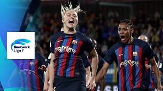 BLAUGRANA DELIGHT  FC Barcelona vs Real Madrid HIGHLIGHTS Liga F 20222023 [upl. by Hurwit]