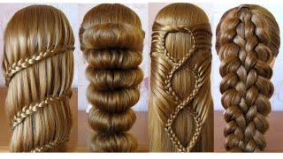 Most Beautiful Hairstyles for girls ♥️ Easy Hairstyles ♥️ Coiffures simples et belles [upl. by Siclari]