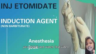 ETOMIDATE INDUCTION AGENT ANESTHESIA DRUG UNCONSCIOUS CAUSING DRUG INTUBATIONRSIINJECTIONPAIN [upl. by Aro505]