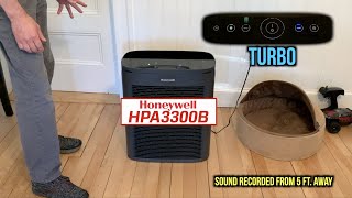 Honeywell HPA3300B Air Purifier Allergen Remover Review  PowerPlus™ True HEPA 550 sq ft [upl. by Issy656]